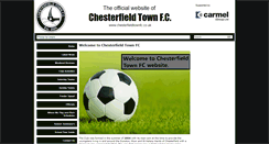 Desktop Screenshot of chesterfieldtownfc.co.uk